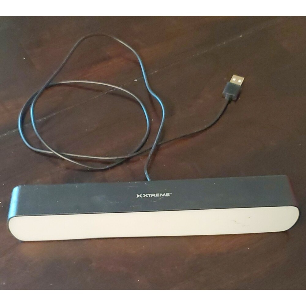 Xtreme Model Xtreme 2.0 Channel USB Wired Rectangular Soundbar Speaker Black